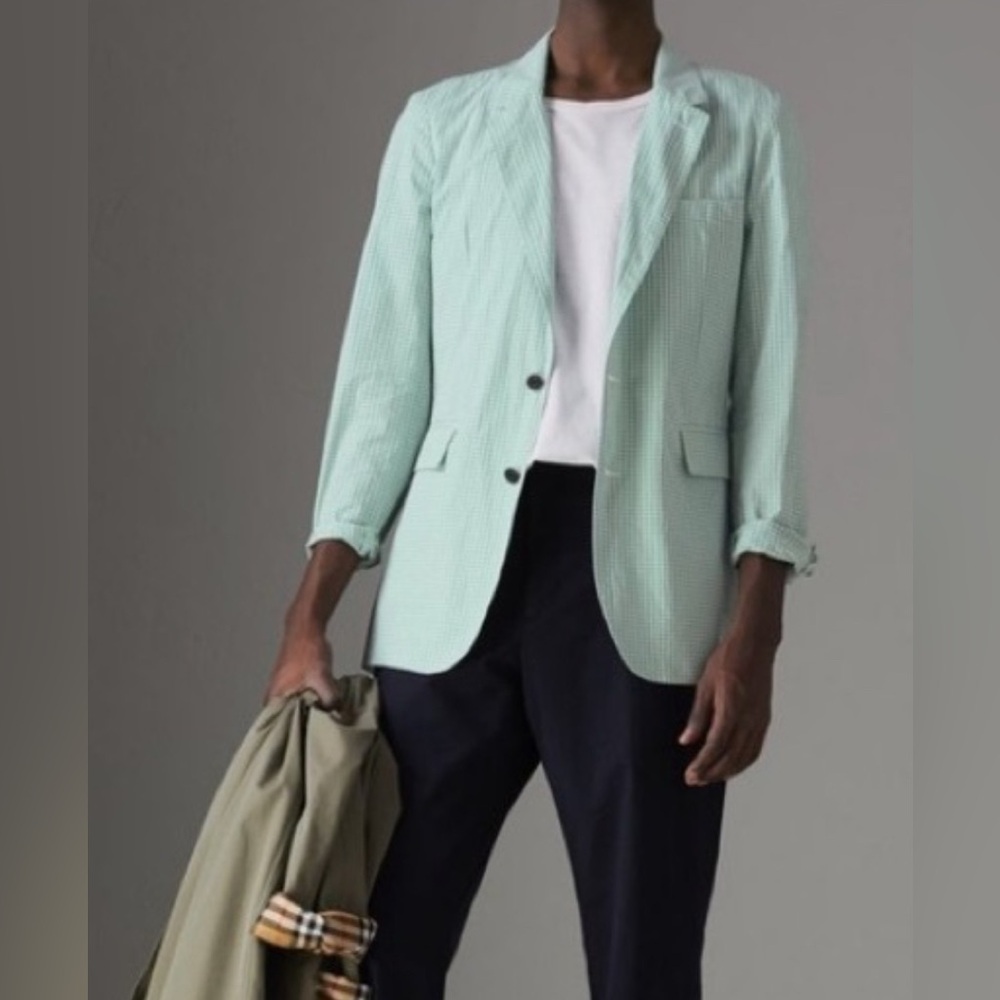 Burberry Green Sport light Coat with Modern Slim Fit - Picture 4 of 16